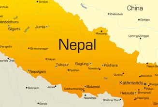 Nepal map