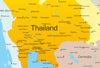 Thailand map